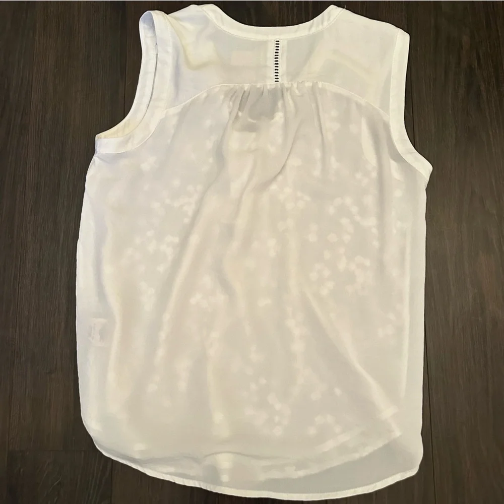 Anthropologie Maeve embroidered top‎ white